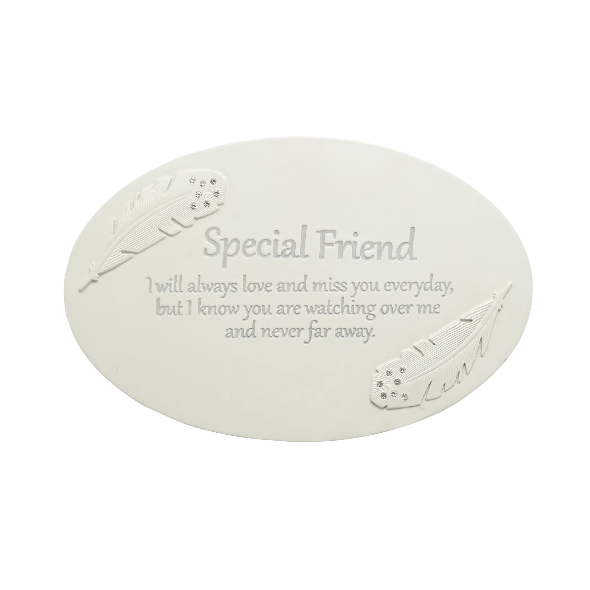 Friend Resin Memorial Plaque