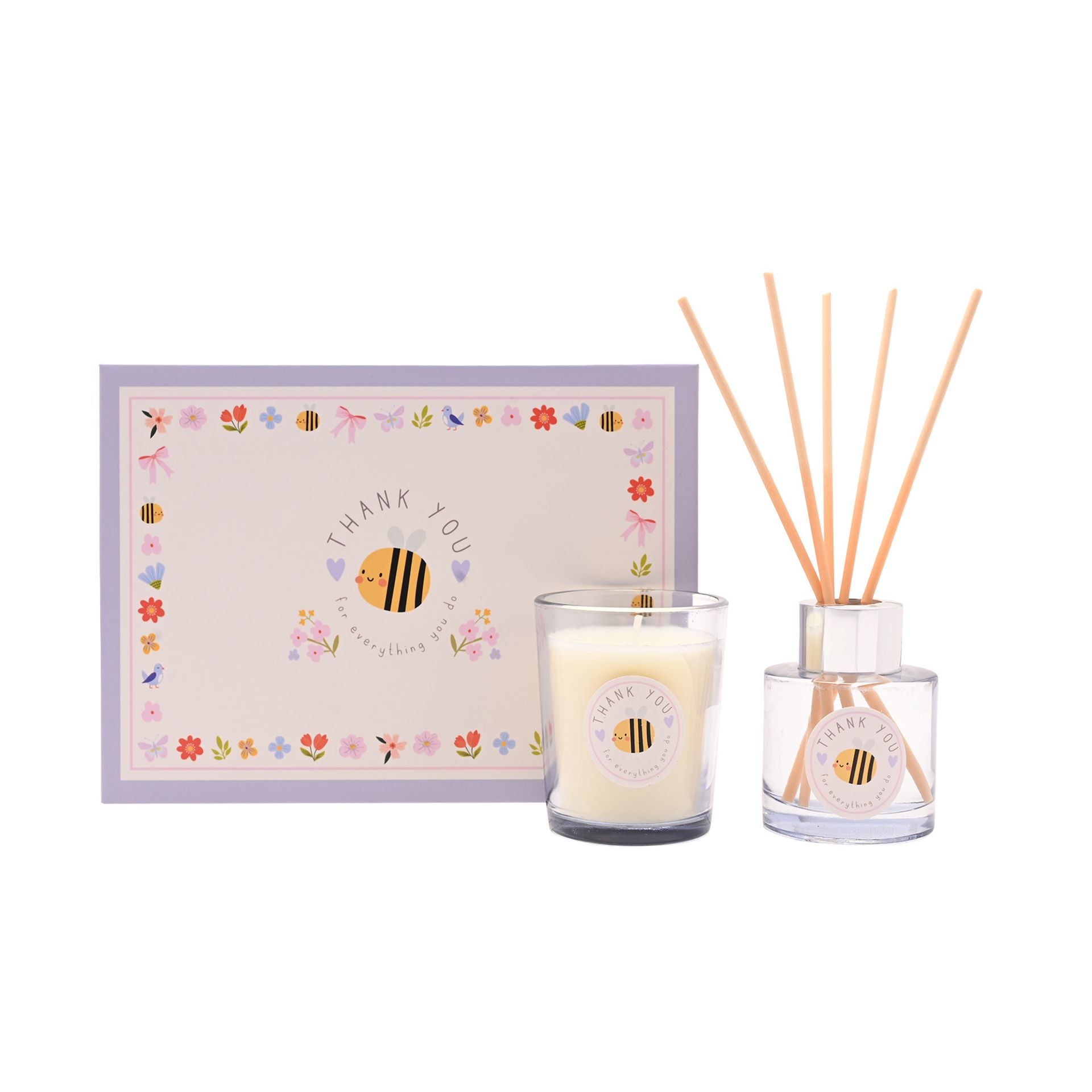 Thank You Candle and Diffuser Set