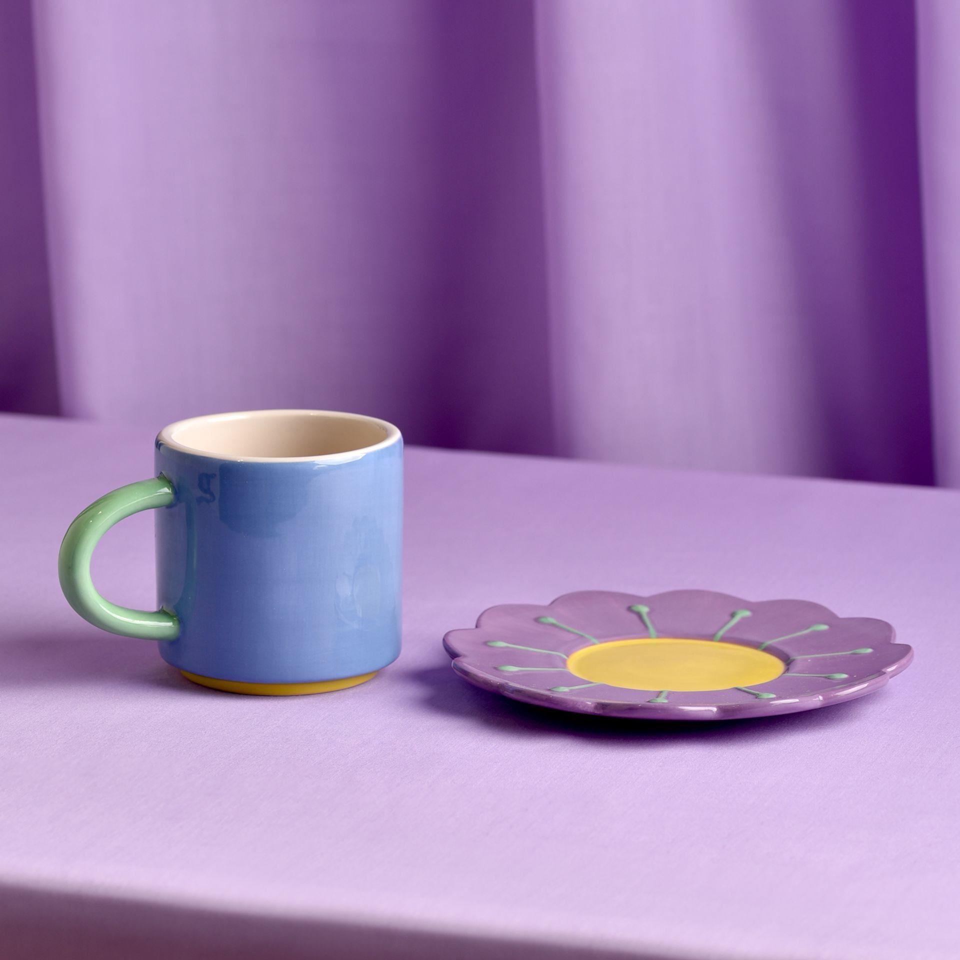 Raspberry Blossom Mug & Coaster Set - Image 3
