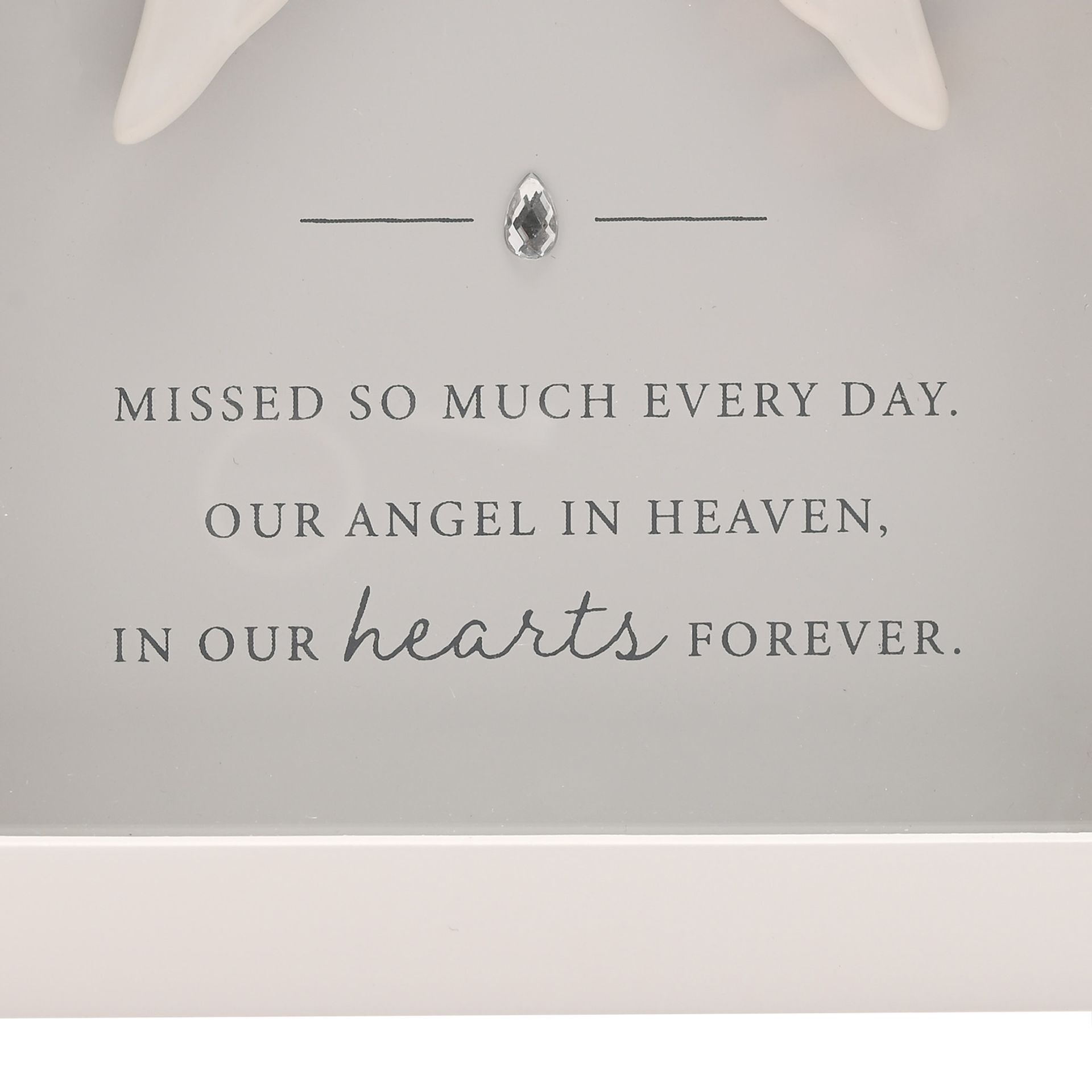 Angel Wings Baby Memorial Plaque - Image 4