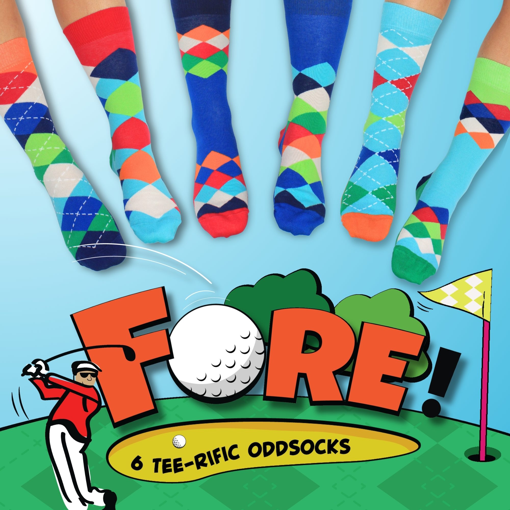 Fore Golf Sock Set - Image 2