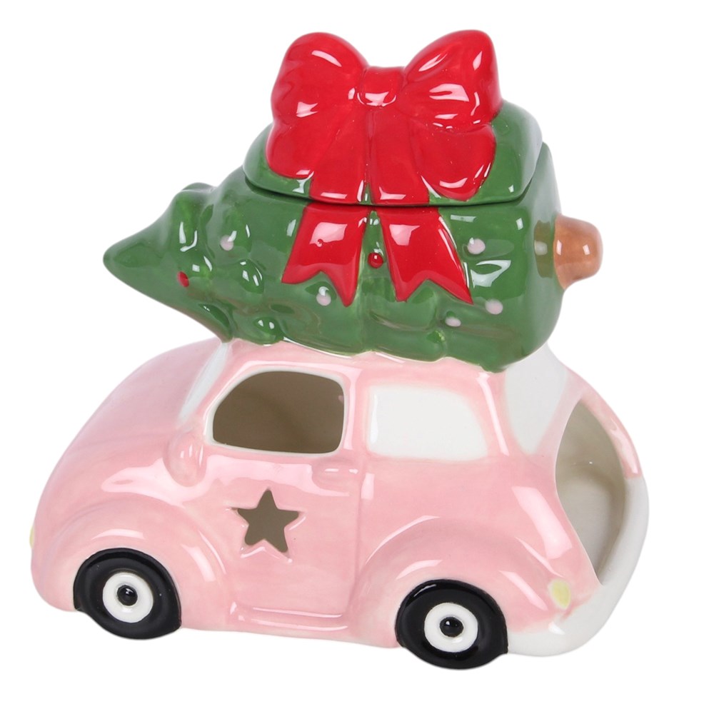 Pink Car with Christmas Tree Oil Burner - Image 3
