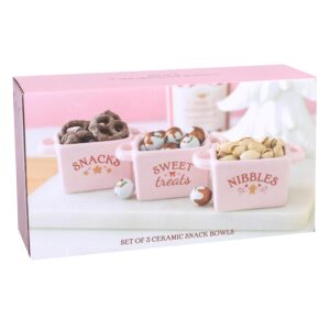 3 Sugarplum Bakery Snack Bowls
