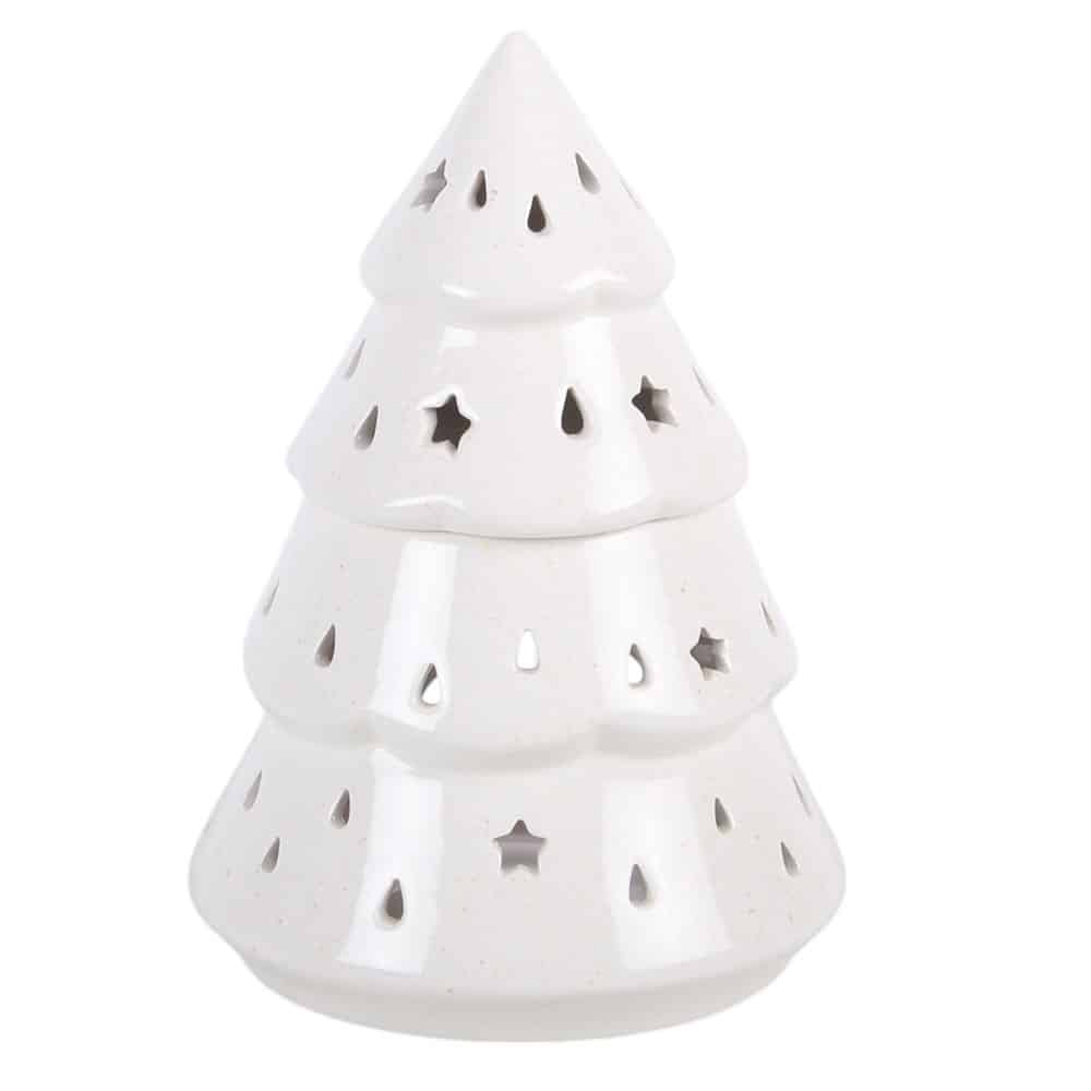 White Christmas Tree Oil Burner - Image 2