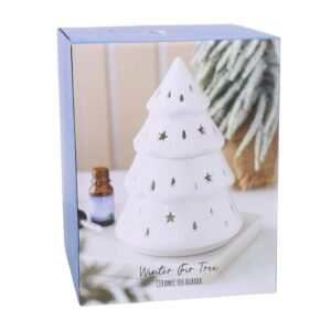White Christmas Tree Oil Burner