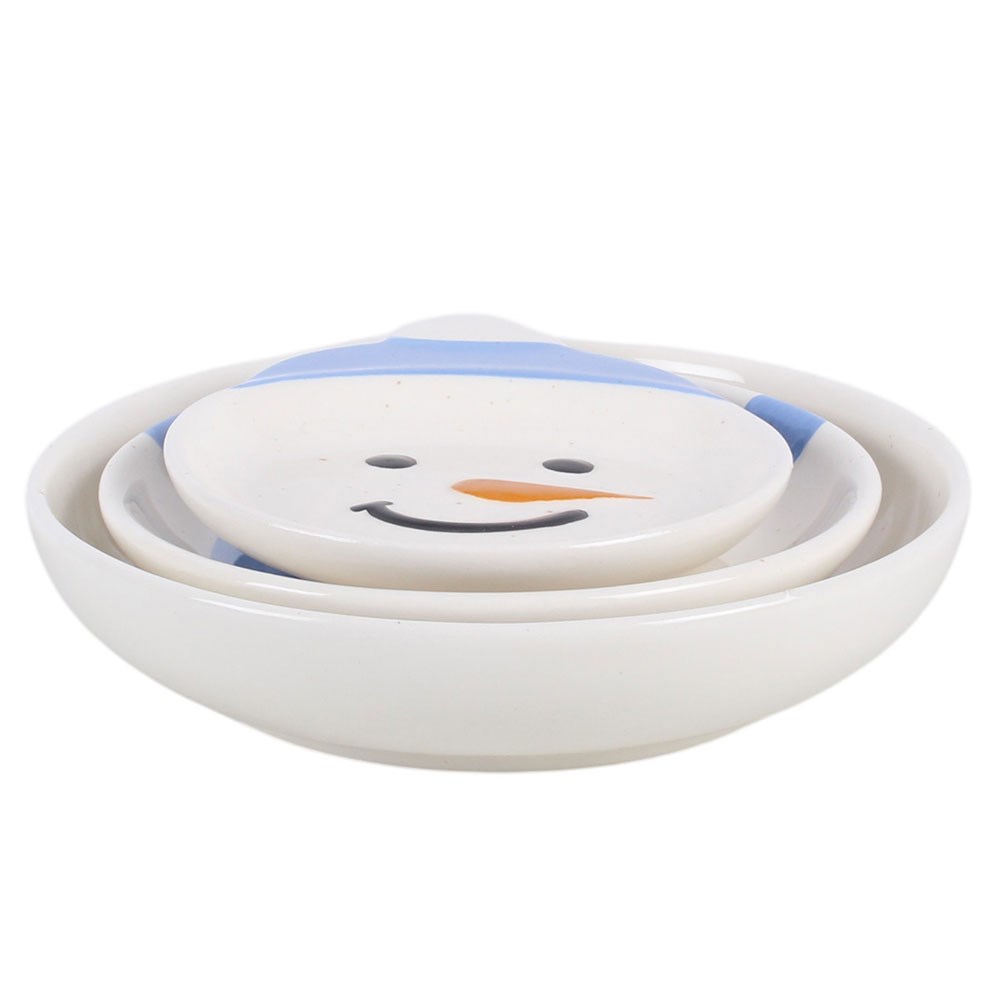 Winter Snowmen Stacking Bowl Set - Image 4