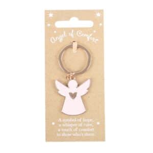 Alternative view of Angel of Comfort Keyring