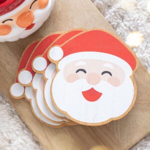 Santa Coaster Set