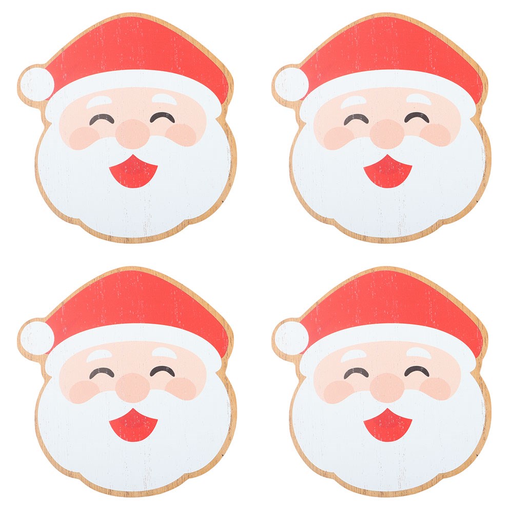 Santa Coaster Set - Image 2
