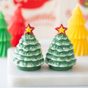Christmas Trees Salt and Pepper Shakers