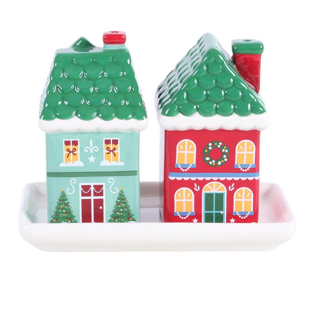 Christmas House Salt and Pepper Shakers - Image 3