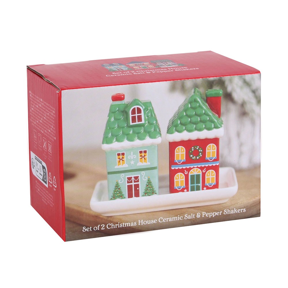 Christmas House Salt and Pepper Shakers - Image 2