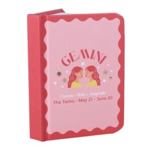 Gemini Zodiac Mini Notebook
