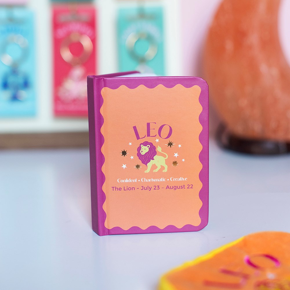 Leo Zodiac Mini Notebook