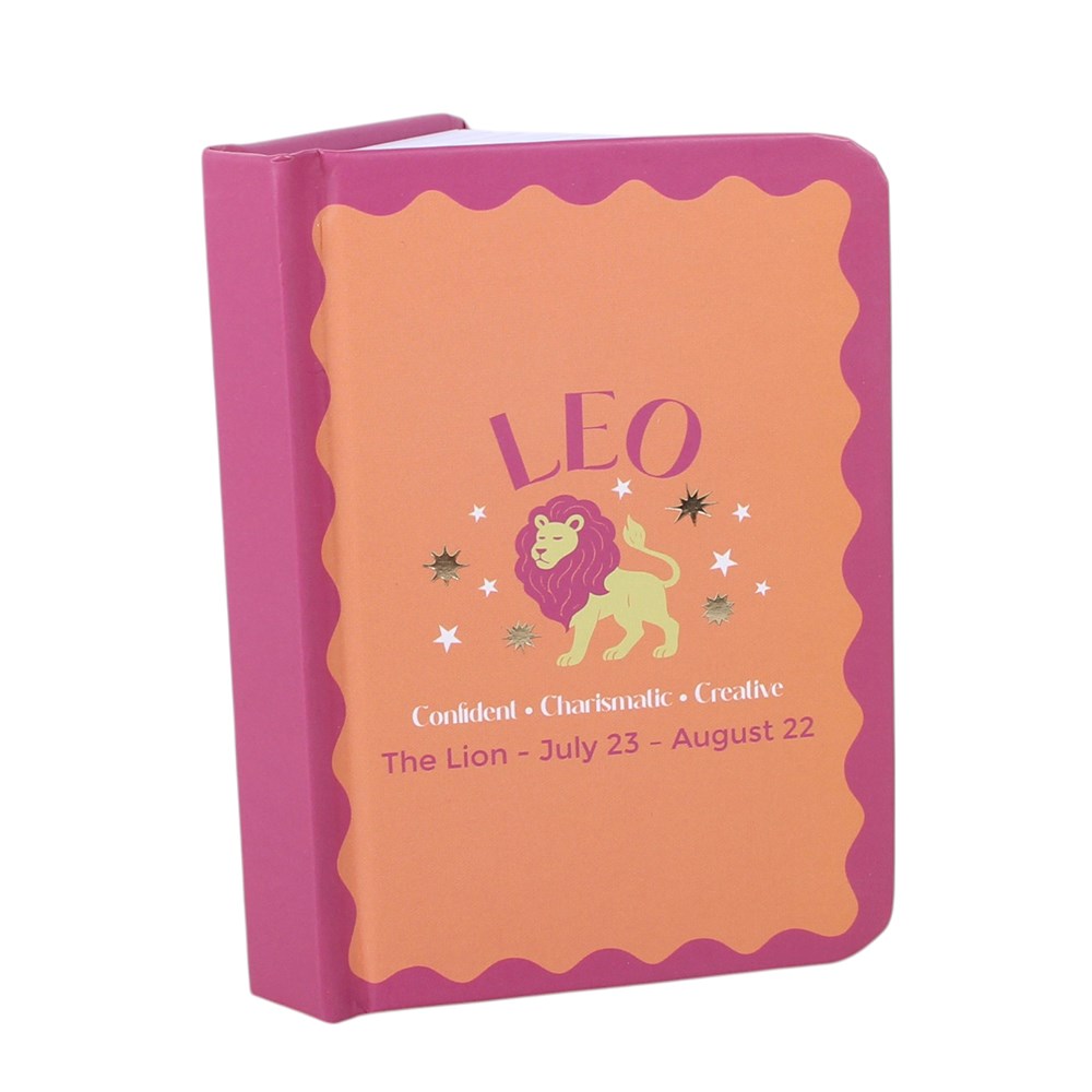 Leo Zodiac Mini Notebook