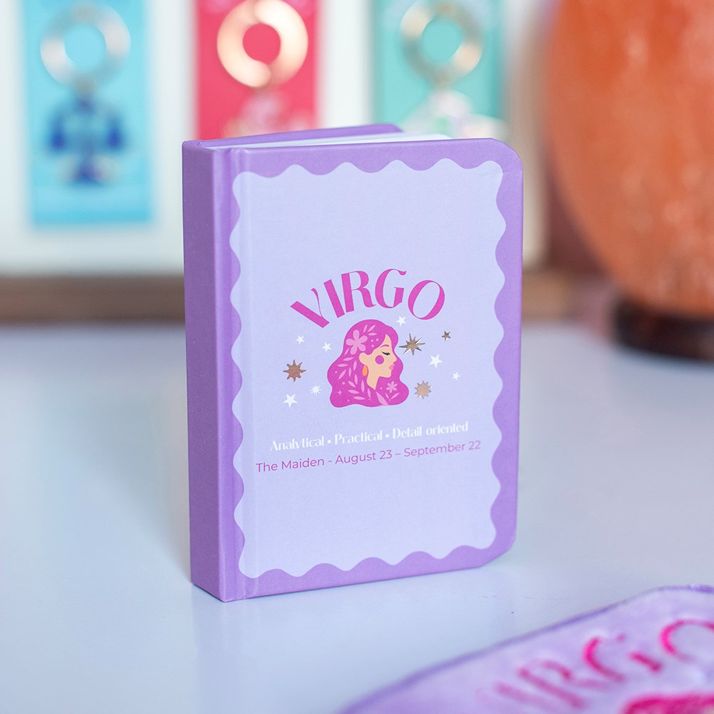 Virgo Zodiac Mini Notebook