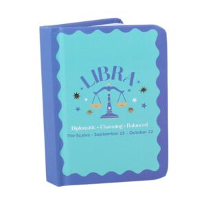 Libra Zodiac Mini Notebook