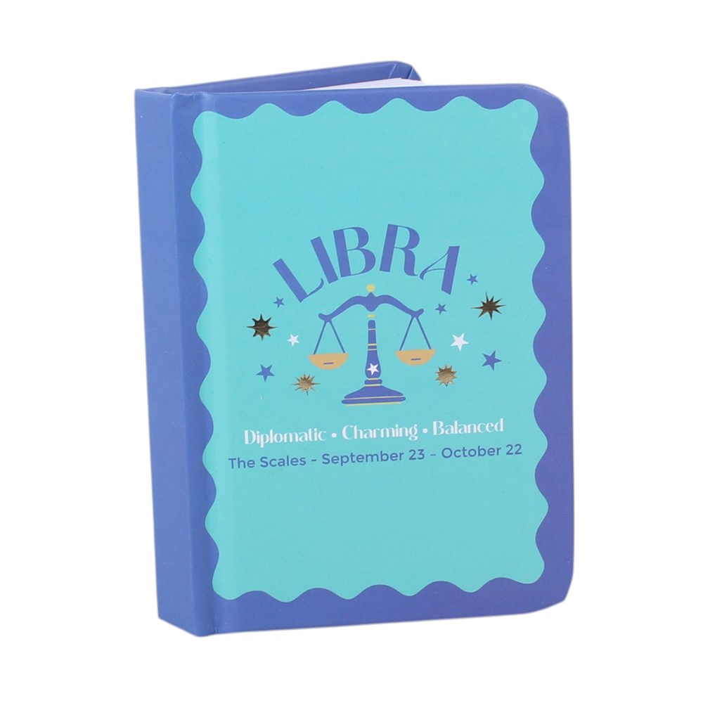 Libra Zodiac Mini Notebook
