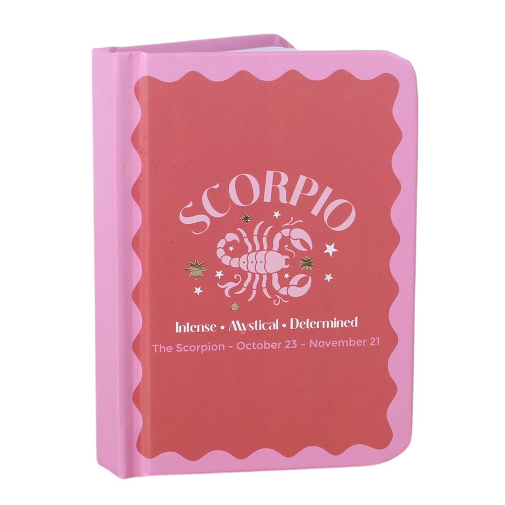 Scorpio Zodiac Mini Notebook