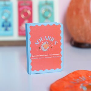 Aquarius Zodiac Mini Notebook