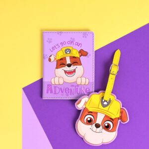 Paw Patrol Rubble Passport & Luggage Tag