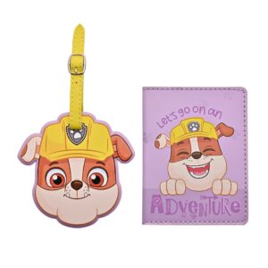 Alternative view of Paw Patrol Rubble Passport & Luggage Tag