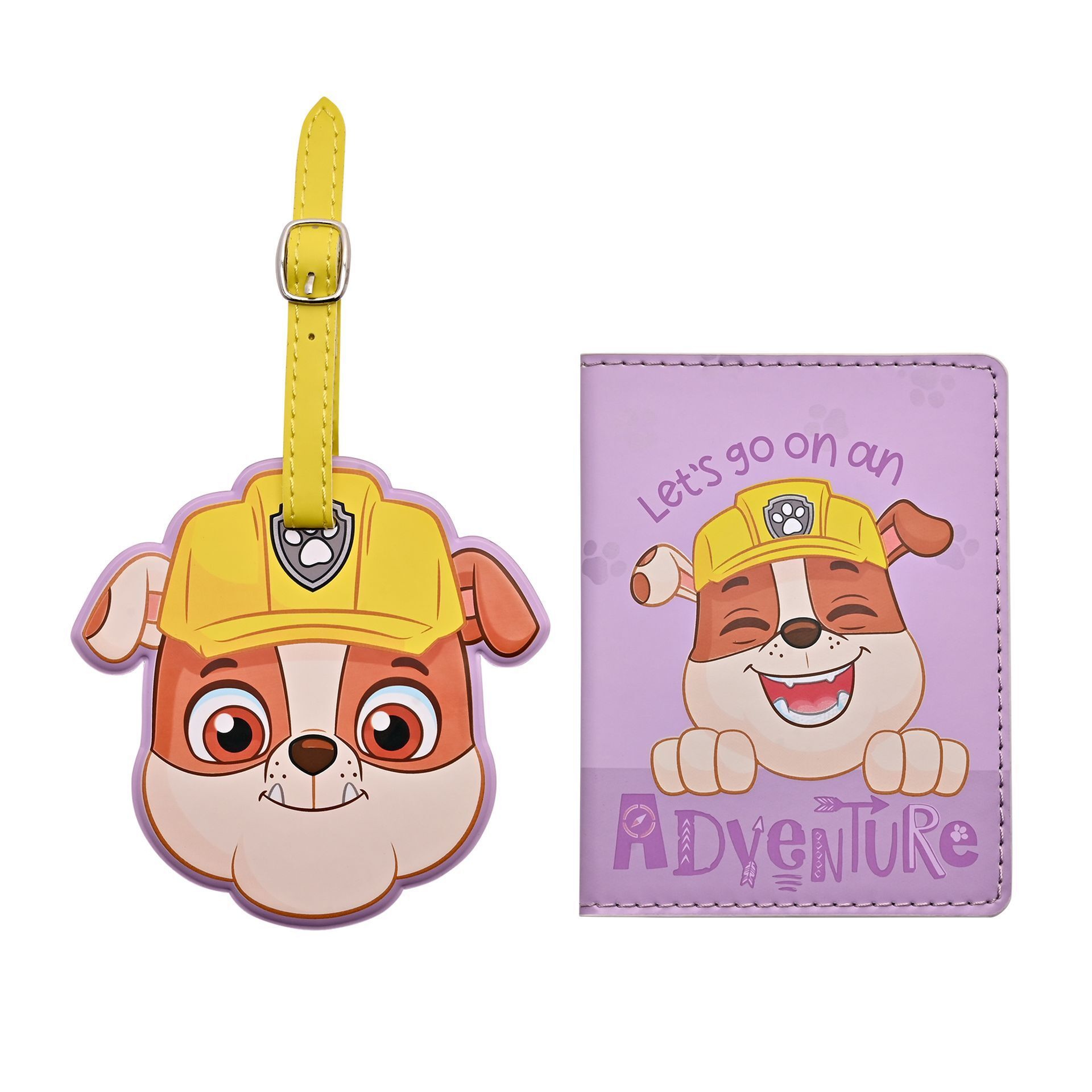 Paw Patrol Rubble Passport & Luggage Tag - Image 2