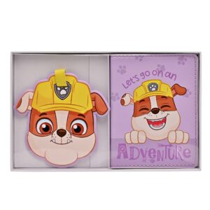 Paw Patrol Rubble Passport & Luggage Tag