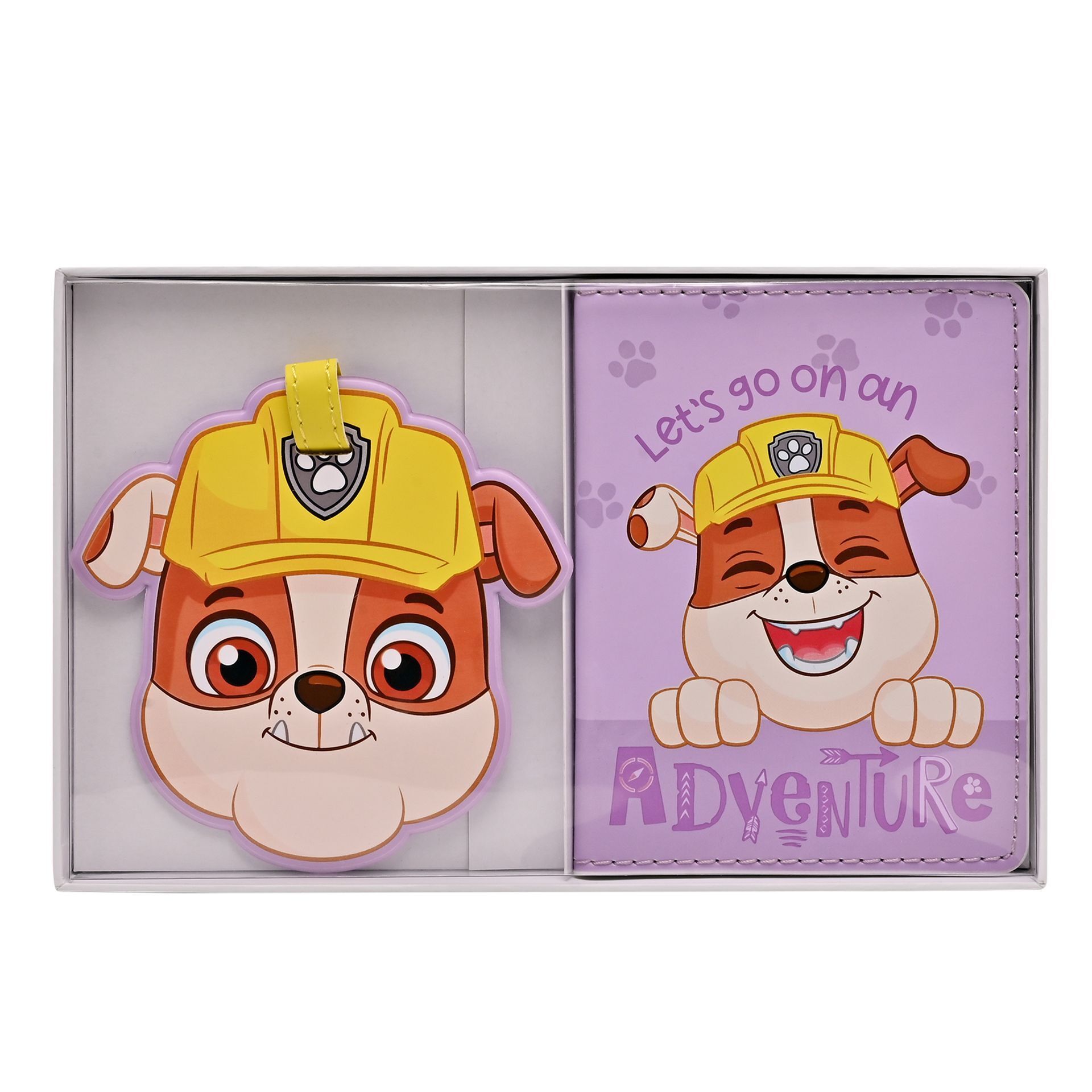 Paw Patrol Rubble Passport & Luggage Tag - Image 3