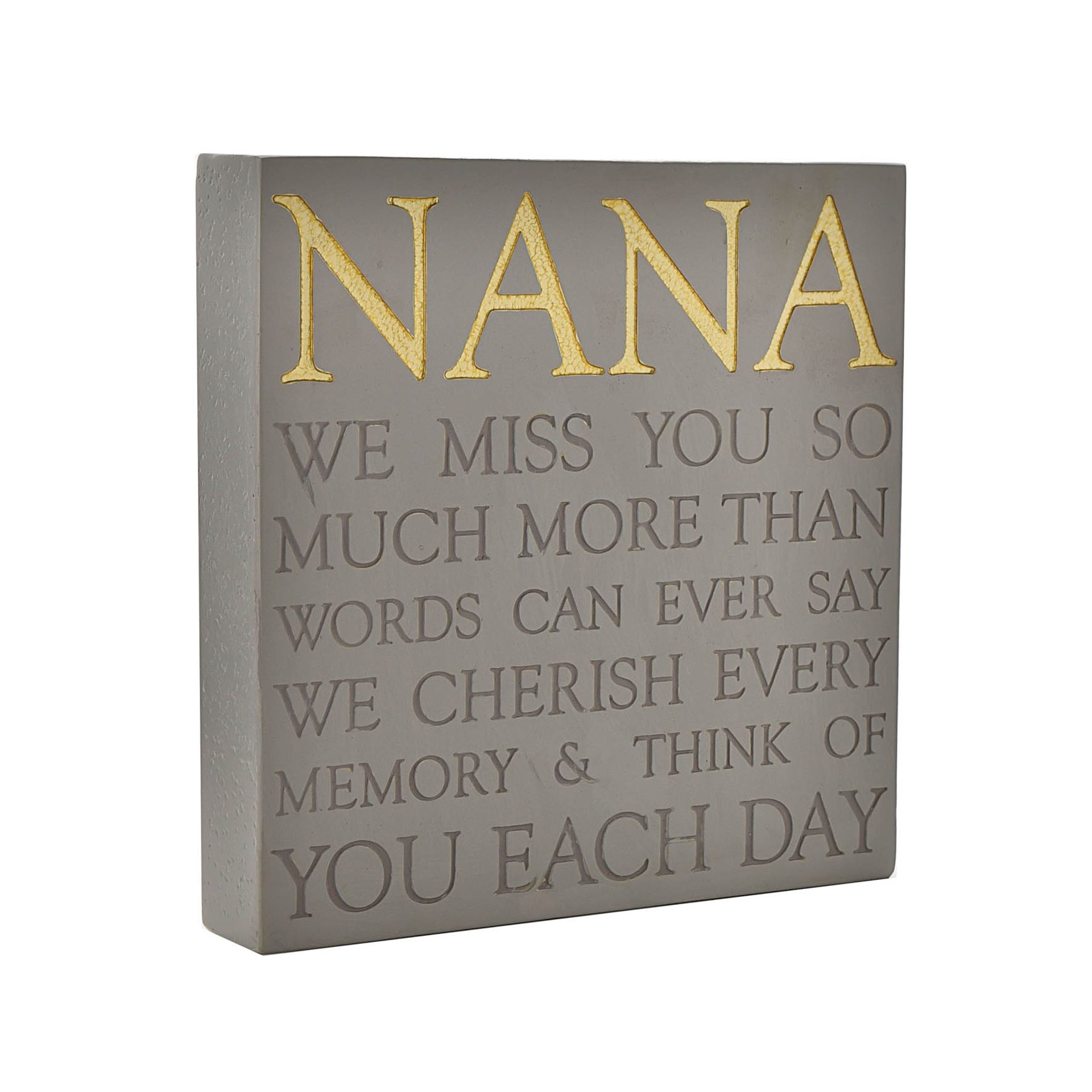 Nana Memorial Plaque