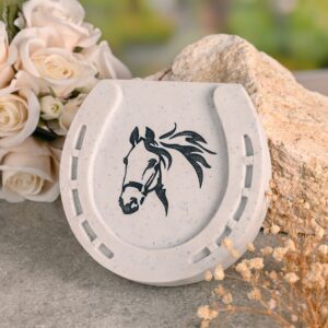 Horseshoe Pet Memorial Stone