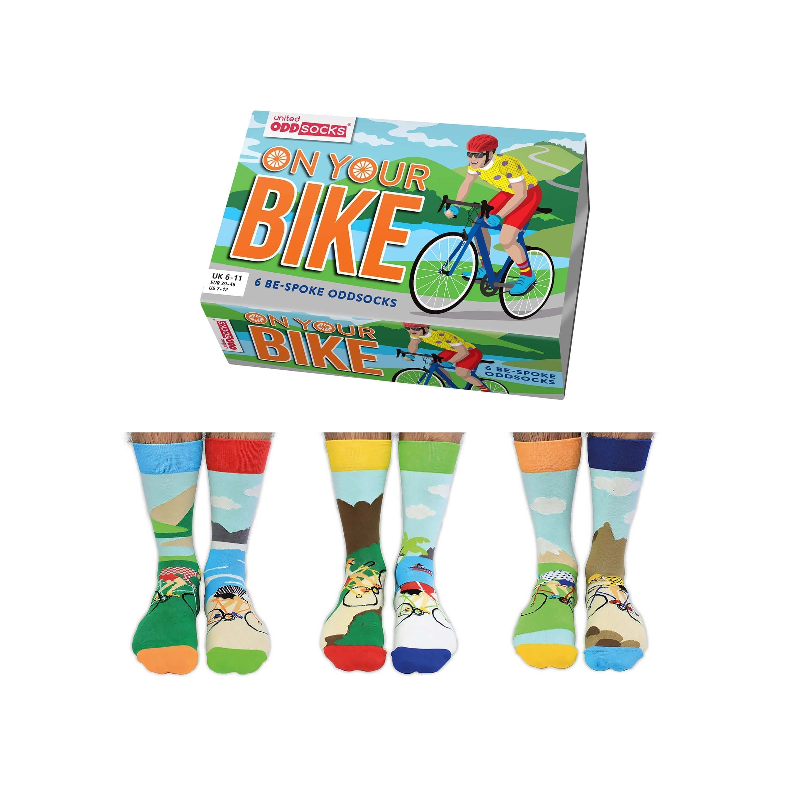 On Your Bike Cycling Sock Set